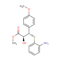 99109-07-6 (aS,bS)-b-[(2-Aminophenyl)thio]-a-hydroxy-4-methoxybenzenepropanoic Acid Methyl Ester chemical structure