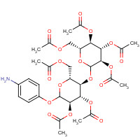 68636-50-0 4-Aminophenyl 2,3,6-Tri-O-acetyl-4-O-(2,3,4,6-tetra-O-acetyl-b-D-glucopyranosyl)-b-D-glucopyranoside chemical structure