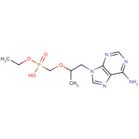 1255525-18-8 P-[[(1S)-2-(6-Amino-9H-purin-9-yl)-1-methylethoxy]methyl]-phosphonic Acid Monoethyl Ester chemical structure