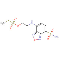 352000-01-2 N-[4-(Aminosulfonyl)-2,1,3-benzoxadiazol-7-yl]-2-aminoethyl Methanethiosulfonate chemical structure