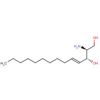 24558-60-9 (2S,3R,4E)-2-Amino-4-tetradecene-1,3-diol chemical structure