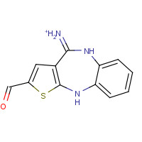 186792-96-1 4-Aminothieno[2,3-b][1,5]benzodiazepine-2-carboxaldehyde Hydrochloride chemical structure