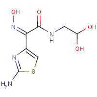 178422-40-7 (Z)-2-(2-Aminothiazol-4-yl)-N-(2,2-dihydroxyethyl)-2-(hydroxyimino)acetamide chemical structure