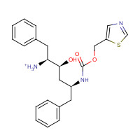 144164-10-3 2S,3S,5S-2-Amino-5-[N-[[(5-thiozolyl)methoxy]carbonyl]amino]-1,6-diphenyl-3-hydroxyhexane chemical structure