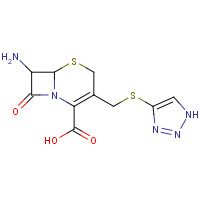 37539-03-0 7-Amino-3-(1,2,3-triazol-5-ylthiomethyl)-3-cephem-4-carboxylic Acid chemical structure