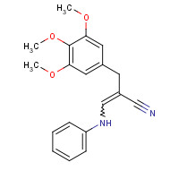 30078-48-9 3-Anilino-2-(3,4,5-trimethoxybenzyl)acrylonitrile,Mixture of double bond isomers chemical structure
