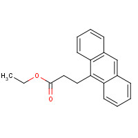 109690-74-6 9-Anthracenepropanoic Acid Ethyl Ester chemical structure