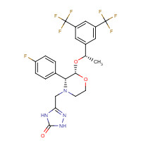 172822-29-6 ent-Aprepitant chemical structure