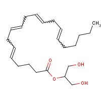 1215168-37-8 2-Arachidonyl Glycerol-d5 chemical structure