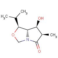 145451-96-3 (3R,4S,5S,6S)-1-Aza-5-carboxyl-4-hydroxy-6-isopropyl-3-methyl-7-oxabicyclo[3.3.0]octan-2-one chemical structure