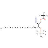 114275-42-2 (2S,3R,4E)-2-Azido-3-(tert-butyldimethylsilyl)-1-pivaloyl-erythro-sphingosine chemical structure