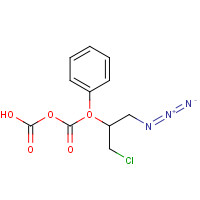 1216552-75-8 2-Azido-1-(chloromethyl)ethyl Carbonic Acid Phenyl Ester chemical structure