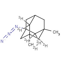 1185104-90-8 1-Azido-3,5-dimethyladamantane-d6 chemical structure