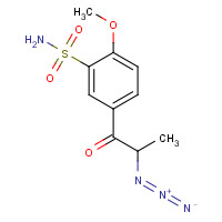 1189968-86-2 2-Azido-1-(4'-methoxy-3'-sulfonamidophenyl)-1-propanone chemical structure