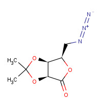 122194-04-1 5-Azido-5-deoxy-2,3-O-isopropylidene-D-lyxono-1,4-lactone chemical structure