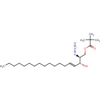 114275-41-1 2-Azido-1-pivaloyl D-erythro-Sphingosine chemical structure