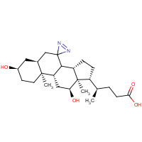 86992-52-1 7,7-Azo-3-a,12-a-dihydroxycholanic Acid chemical structure