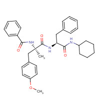 172168-08-0 N-Benzoyl-O,a-dimethyl-D-tyrosyl-N-cyclohexyl-L-phenylalaninamide chemical structure