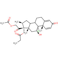 5534-08-7 Beclomethasone 21-Acetate 17-Propionate chemical structure