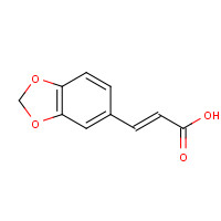38489-76-8 (2E)-3-(1,3-Benzodioxol-5-yl)-2-propenoic Acid chemical structure