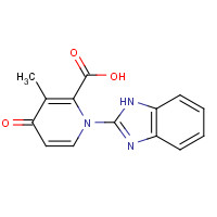 1163685-30-0 1-(1H-Benzo[d]imidazol-2-yl)-3-methyl-4-oxo-1,4-dihydropyridine-2-carboxylic acid chemical structure