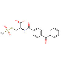 317821-69-5 Benzophenone-4-carboxamidocysteine Methanethiosulfonate chemical structure