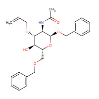 60920-82-3 Benzyl 2-Acetamido-3-O-allyl-6-O-benzyl-2-deoxy-a-D-glucopyranoside chemical structure