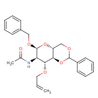 60920-72-1 Benzyl 2-Acetamido-3-O-allyl-4,6-O-benzylidene-2-deoxy-a-D-glucopyranoside chemical structure