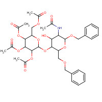 71208-01-0 Benzyl 2-Acetamido-6-O-benzyl-4-(2,3,4,6-tetra-O-acetyl-b-D-galactopyranosyl)-2-deoxy-a-D-glucopyranoside chemical structure
