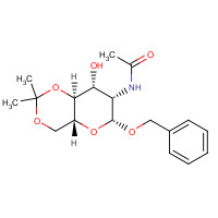 50605-12-4 Benzyl 2-Acetamido-2-deoxy-4,6-O-isopropylidene-b-D-glucopyranoside chemical structure