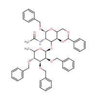 196941-73-8 Benzyl 2-Acetamido-2-deoxy-3-O-(2,3,4-tri-O-benzyl-a-L-fucopyranosyl)-4,6-benzylidene-a-D-glucopyranoside chemical structure