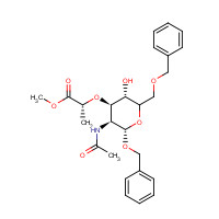 107671-54-5 Benzyl N-Acetyl-6-O-benzyl-a-D-muramic Acid Methyl Ester chemical structure