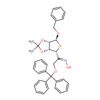 91364-14-6 Benzyl 2,3-O-Isopropylidene-6-O-trityl-5-keto-a-D-mannofuranoside,5-Oxime chemical structure