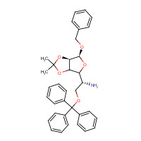 91364-15-7 Benzyl 5-Amino-5-deoxy-2,3-O-isopropylidene-6-O-trityl-a-D-mannofuranoside chemical structure