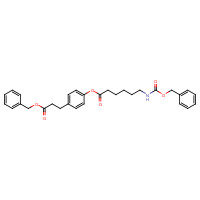 83592-08-9 Benzyl 3-(4-(N-Benzyloxycarbonxyl-6-aminocaproyloxy)phenyl)propionate chemical structure