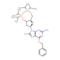 328394-26-9 O6-Benzyl-8-bromo-N9-[3',5'-O-(1,1,3,3-tetrakis(isopropyl)-1,3-disiloxanediyl)-b-D-2'-deoxyribofuranosyl]guanine chemical structure