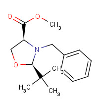 145451-89-4 (2R,4S)-N-Benzyl-2-t-butyloxazolidine-4-carboxylic Acid,Methyl Ester chemical structure