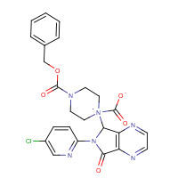 1076198-91-8 1-Benzyl 4-[6-(5-Chloropyridin-2-yl)-7-oxo-6,7-dihydro-5H-pyrrolo[3,4-b]pyrazin-5-yl]piperazine-1,4-dicarboxylate chemical structure
