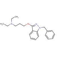 47448-66-8 1-Benzyl-3-[3-(diethylamino)propoxy]-1H-indazole chemical structure