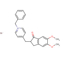 231283-82-2 1-Benzyl-4-(5,6-dimethoxy-1-oxoindan-2-yl)methylpyridinium Bromide chemical structure