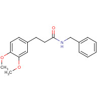 40958-49-4 N-Benzyl-3-(3',4'-dimethoxyphenyl)propanamide chemical structure