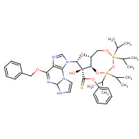 148437-93-8 O6-Benzyl-N2,3-etheno-2'-phenoxythioxomethyl-3',5'-O-[tetrakis(isopropyl)-1,3-disiloxanediyl] Guanosine chemical structure
