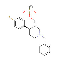 201855-71-2 trans 1-Benzyl-4-(4-fluorophenyl)-3-methylsulfonatepiperidine chemical structure