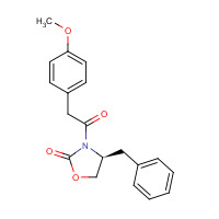 143589-97-3 (S)-4-Benzyl-3-[2-(4-methoxyphenyl)acetyl]-2-oxazolidinone chemical structure