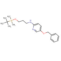 1076198-95-2 3-Benzyloxy[6-[2-(tert-Butyldimethylsilyloxy)ethyl]methylamino]pyridine chemical structure