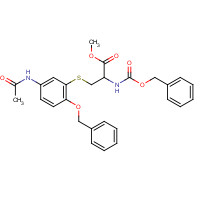 37398-28-0 N-Benzyloxycarbonyl-5-(3-acetamido-6-benzyloxypenyl)cysteine Methyl Ester chemical structure