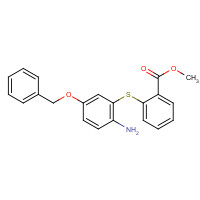 329217-05-2 4-Benzyloxy-2-(2'-carbomethoxy)thiophenylaniline chemical structure