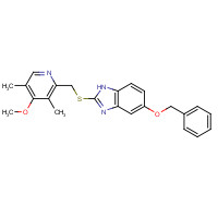 1076198-98-5 5-Benzyloxy-2-{[(3,5-dimethyl-4-methoxy-2-pyridinyl)methyl]thio}-1-benzimidazole chemical structure