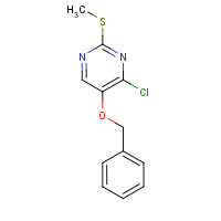 4973-78-8 5-(Benzyloxy)-4-chloro-2-(methylthio)-pyrimidine chemical structure