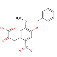 2495-79-6 4-Benzyloxy-3-methoxy-6-nitrophenylpyruvic Acid chemical structure